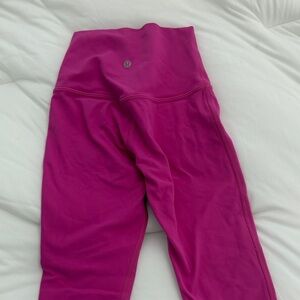 lululemon athletica Magenta High-Rise Athletic Leggings
